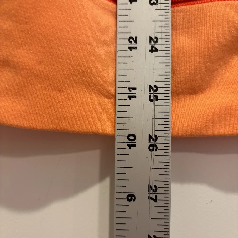 The‎ North Face Womens Orange Full Zip Athletic Track Jacket Mock Neck Medium